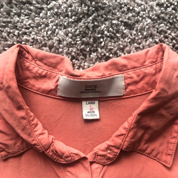 Thread+Supply Peach crop top - Picture 2 of 2